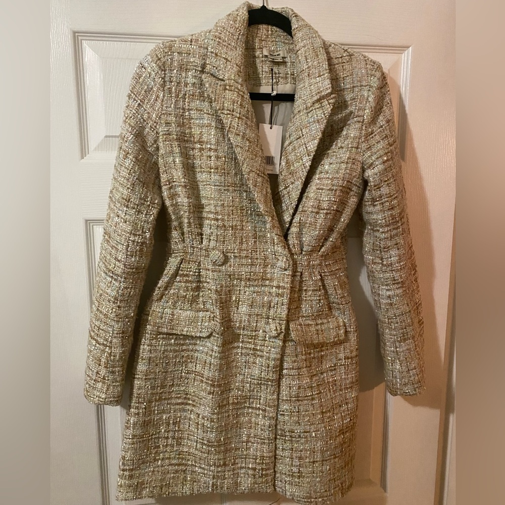 Jason wu tweed mini dress